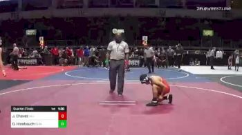 102 lbs Quarterfinal - Jiovanni Chavez, Valiant College Prep vs Dalton Hinebauch, Darkhorse