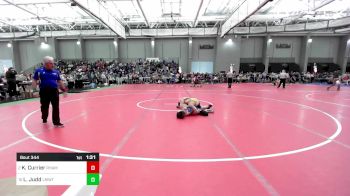 132 lbs Quarterfinal - Kyle Currier, RHAM vs Lucas Judd, Lyman Mem/Windham Tech