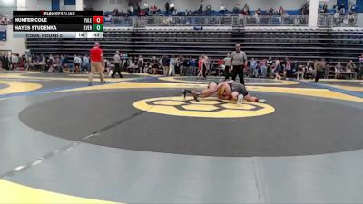157 lbs Cons. Round 5 - Hunter Cole, Yale vs Hayes Studenka, Evergreen
