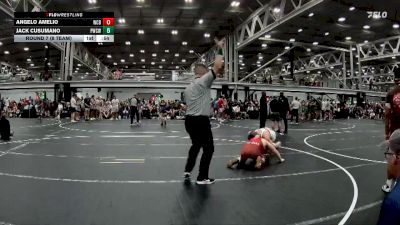 144 lbs Round 7 (8 Team) - Angelo Amelio, Wrecking Crew Blue vs Jack Cusumano, Prime WC White