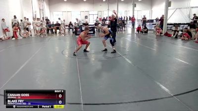 165 lbs Quarterfinals (8 Team) - Canaan Goss, Georgia vs Blake Fry, Pennsylvania Red