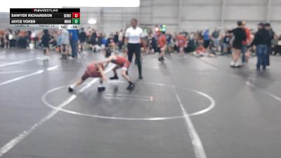 52 lbs Round 3 (6 Team) - Jayce Vokes, Neighborhood Wrestling vs Sawyer Richardson, Capital City WC