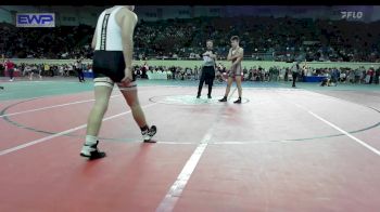 143 lbs Consi Of 32 #1 - Josh Chicaroni, Mustang Middle School vs Bradon Koehler, Tecumseh