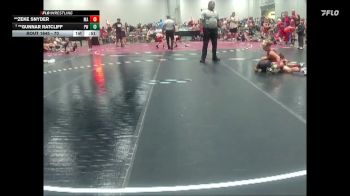 70 lbs Cons. Round 2 - **Zeke Snyder, Mat Assassins vs **Gunnar Ratcliff, Prime Wrestling