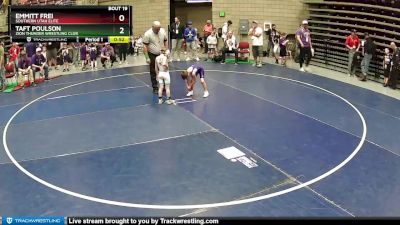 51 lbs Champ. Round 2 - Emmitt Frei, Southern Utah Elite vs Taft Poulson, Zion Thunder Wrestling Club