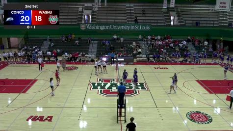 Replay: Concordia (WI) vs WashU | Sep 20 @ 10 AM