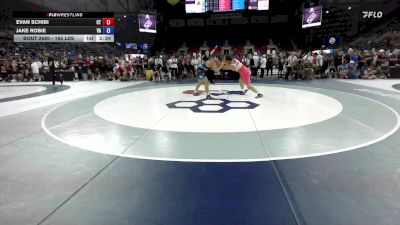 165 lbs Cons. Sub-rd Of 32 - Evan Schibi, CT vs Jake Robie, VA