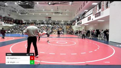 190 lbs Semifinal - Madden Hopkins, Gilmer Bobcat Wrestling vs Wolfgang Wight, Lumpkin County Wresting