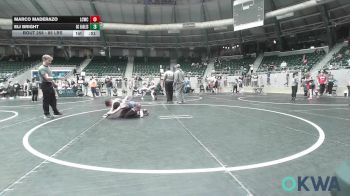 85 lbs Final - Marco Maderazo, Lincoln Christian vs Eli Bright, Del City Little League Wrestling