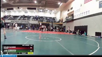 160 lbs Cons. Round 4 - Kyler Slowke, Indiana vs Jase Robinson, Floyd Wrestling Club