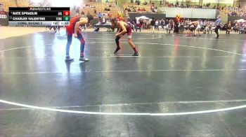 125 lbs Cons. Round 2 - Charles Valentine, Vikings Wrestling Club vs Nate Spradlin, Arlington Wrestling Club