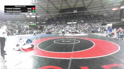 Boys 4A 120 lbs Cons. Round 1 - Kaidan Taijeron, Rogers (Puyallup) vs Mason Boardley, Arlington