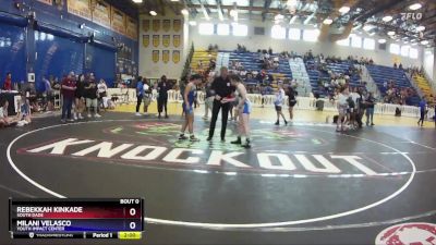 115 lbs Quarterfinal - Rebekkah Kinkade, South Dade vs Milani Velasco, Youth Impact Center