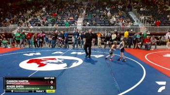 49 lbs Champ. Round 1 - Ryker Smith, High Plains Thunder Wrestling Club vs Cannon Martin, Shoshoni Sharp Shooters