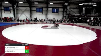 165 lbs Consi Of 8 #2 - Billy Blumenthal, Springfield vs Jack Carrozzi, Plymouth