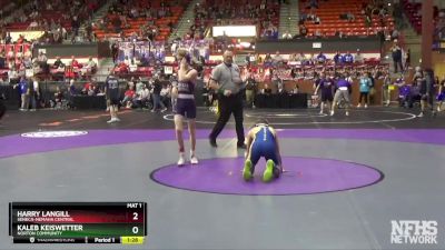 3-2-1A 106 Semifinal - Harry Langill, Seneca-Nemaha Central vs Kaleb Keiswetter, Norton Community