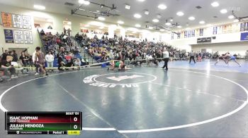150 lbs Champ. Round 2 - Isaac Hofman, West Torrance vs Julean Mendoza, Moorpark
