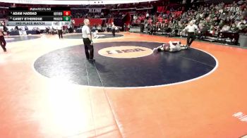 1A 165 lbs 3rd Place Match - Adam Haddad, Niles (Northridge Prep) vs Casey Etheridge, Princeton