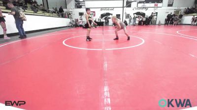 60 lbs Semifinal - Peyton Grandstaff, Warner Eagles Youth Wrestling vs Kellyn Baker, Jay Wrestling Club