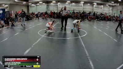 64 lbs Round 1 (8 Team) - Alexander Gerasimov, Killer Elite vs Lucas Schuman, Mat Assassins Red