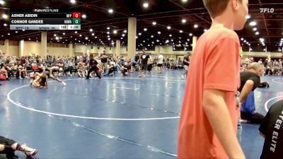 95 lbs Round 4 (6 Team) - Asher Abidin, MF Purge vs Connor Gandee, North DeSoto Red WA