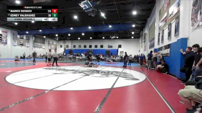 190 Boys Cons. Round 3 - Edrey Valesquez, San Marcos vs Marko Dzodzo, Torrey Pines