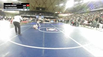 Boys 4A 144 lbs 7th Place Match - Eli Chmielewski, Issaquah vs Colton Vincent, Chiawana