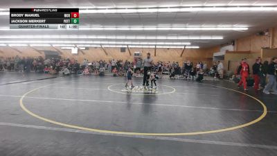 44 lbs Quarterfinal - Brody Manuel, Nichols vs Jackson Merkert, Pottsville