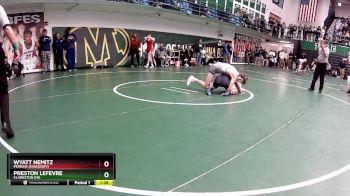 126 lbs Semifinal - Preston Lefevre, Clarkston (MI) vs Wyatt Nemitz, Perkins (Sandusky)