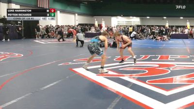 138 lbs Consi Of 128 #2 - Luke Harrington, MI vs Peyton Richards, IN
