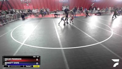 67 lbs Cons. Semi - Oscar Pederson, MN vs Bennett Davis, MN