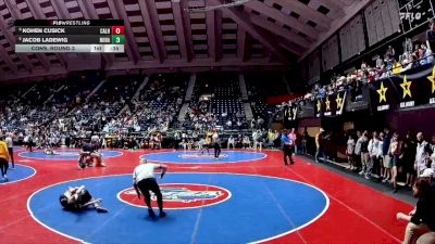 3A-106 lbs Cons. Round 3 - Jacob Ladewig, North Hall vs Kohen Cusick, Calhoun