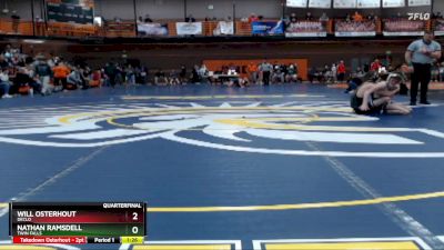 106 lbs Quarterfinal - Will Osterhout, Declo vs Nathan Ramsdell, Twin Falls