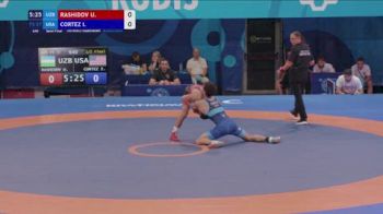 57 kg 1/2 Final - Ulugbek Rashidov, Uzbekistan vs Isaiah Cortez, United States