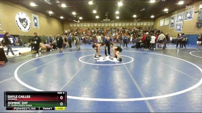 113 lbs 7th Place Match - Dayle Cailles, Valencia vs Dominic Day, St. Joseph/Santa Maria