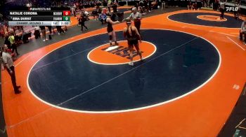 140 lbs Champ. Round 1 - Ema Durst, Sycamore (H.S.) vs Natalie Corona, McHenry