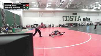 165 lbs Champ. Round 2 - Emmanuel Sandoval, Camarillo vs Jackson Sierra, Cypress