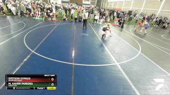 90 lbs Cons. Round 2 - M. Xavier Paredes, Westlake vs Stetson Syphus, Mountain Ridge