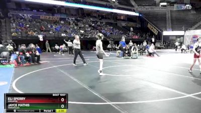 106 Class 1 lbs Champ. Round 1 - Eli Sperry, Gallatin vs Jayce Mathis, Versailles