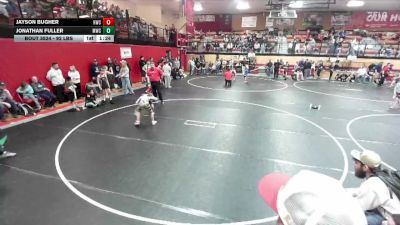 92 lbs Cons. Sub-semis - Jayson Bugher, Homedale Wrestling Club vs Jonathan Fuller, Middleton Wrestling Club