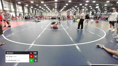 182 lbs Rr Rnd 2 - Mark Gray, Team Nauman Silver Fox vs Aiden Armburst, Noke Wrestling RTC