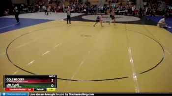 152 lbs Champ. Round 3 - Cole Becker, St. Michael-Albertville vs Ian Funk, Rochester Mayo