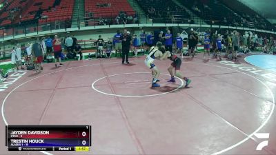 120 lbs Placement Matches (8 Team) - Jayden Davidson, Utah vs Trestin Houck, Alaska 1