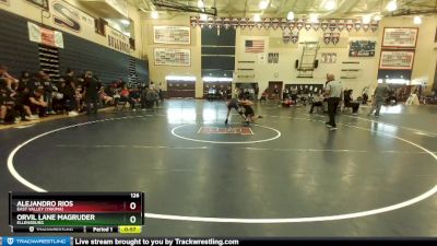 126 lbs Cons. Round 1 - Alejandro Rios, East Valley (Yakima) vs Orvil Lane Magruder, Ellensburg