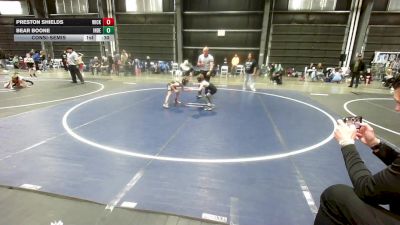 54 lbs Consolation - Preston Shields, Wickenburg Wrestling Club vs Bear Boone, Independent
