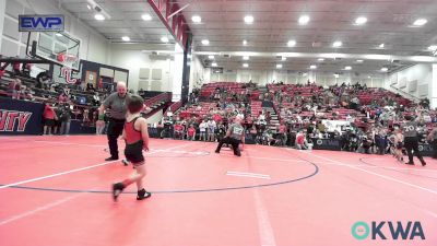 45 lbs Consi Of 8 #2 - Case Williams, Barnsdall Youth Wrestling vs Axel Swopes, Newkirk Takedown Club