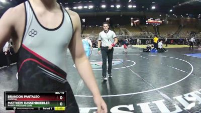 165 lbs Round 3 - Brandon Pantaleo, Caveman vs Matthew Hassenboehler, Raider Wrestling Club