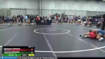 132 lbs Placement Matches (8 Team) - Anjolina Espinoza, Idaho vs Morgan Edwards, Pennsylvania Red