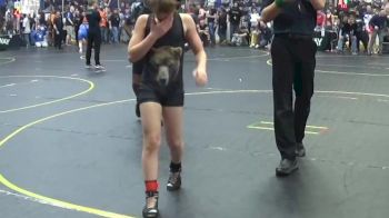 85 lbs Cons. Semi - Cyrus Woodberry, Silverback Academy vs Danny VanEeckhoutte, Ida Elite WC