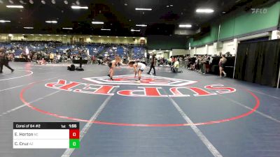 132 lbs Consi Of 64 #2 - Eli Horton, NC vs Carmine Cruz, AZ